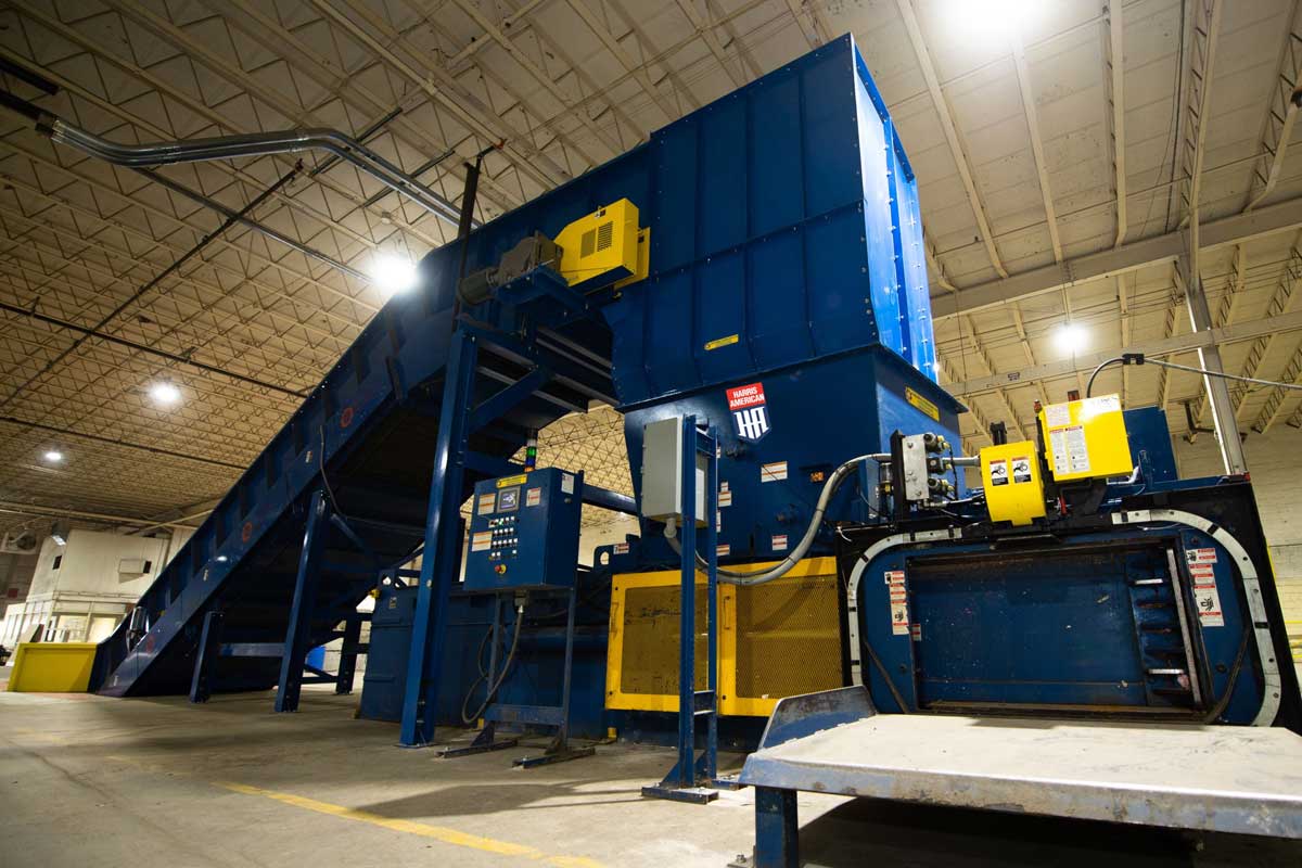 Harris American Co. Baler Indoors