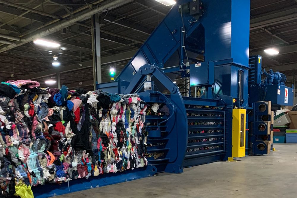 Harris American Co. Baler Indoors